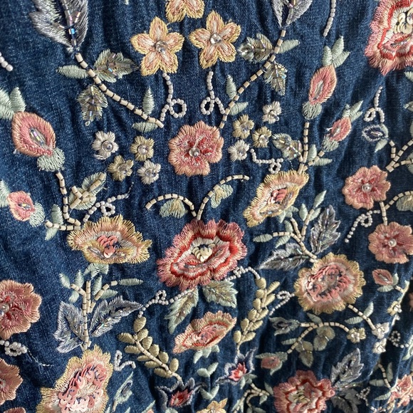 Needle & Thread Embroidered Floral Flower Jacket - Picture 9 of 12